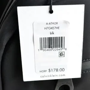 Calvin Klein  Athleisure Large Backpack Handbag Bag Black NWT MSRP$178 Calvin Klein | Bags | Calvin Klein Athleisure Large Backpack  main image 2